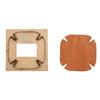 A95I-DIY Leather Craft Tools 125X125mm Storage Tray Cutting Die With Sewing Hole Punch