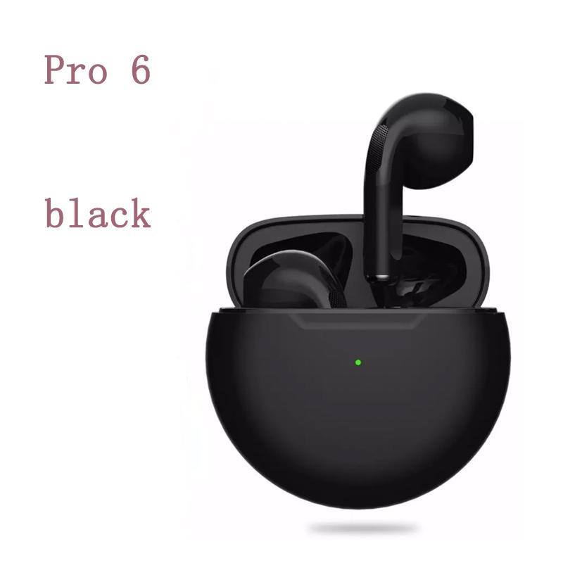Original 1:1 Pro 6 TWS Wireless Bluetooth Earphone With Microphone Handsfree Headphones For Phone Sport Earphone Music Earphone