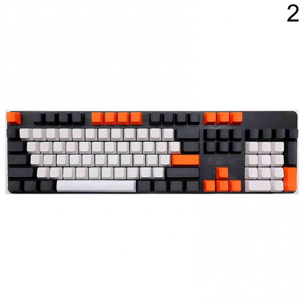 Universal Mechanical Keyboard Mechanical Keycaps 108Pcs PBT Lightproof No Letters Key Caps Replacement For Cherry MX Keycaps