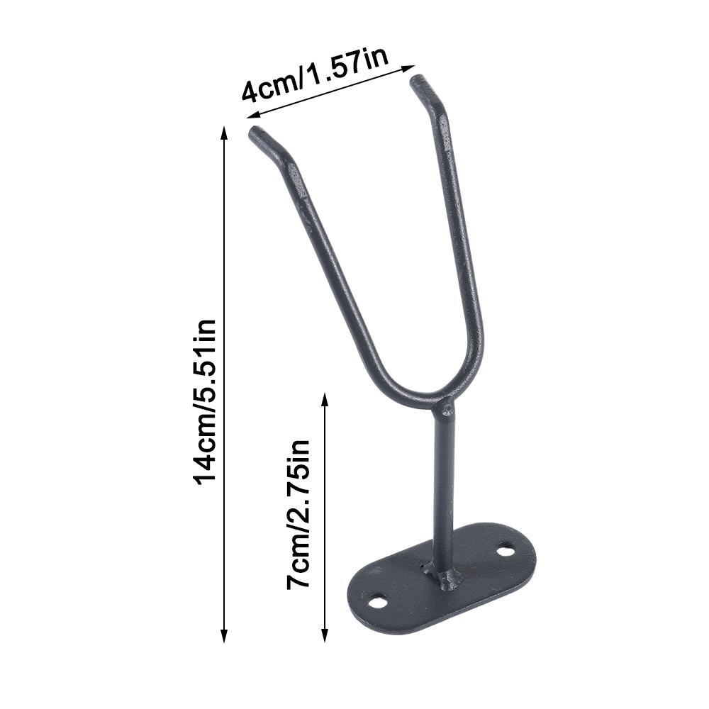 1Pcs Rack Stand Wall Mounted Bracket Rubber Protection Spray Torch Fixed Hook