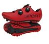 New cycling shoes with locks Double buckle lock shoes Men's and women's road cycling power shoes Hard sole Mountain cycling Rubber sole