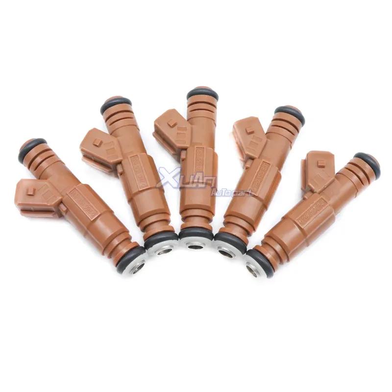 Fuel Injector Nozzle 5PCS Fit for Volvo S80 S60 C70 V70 2.4L 2.5L 1998-2009 5pcs/lot 0280155831