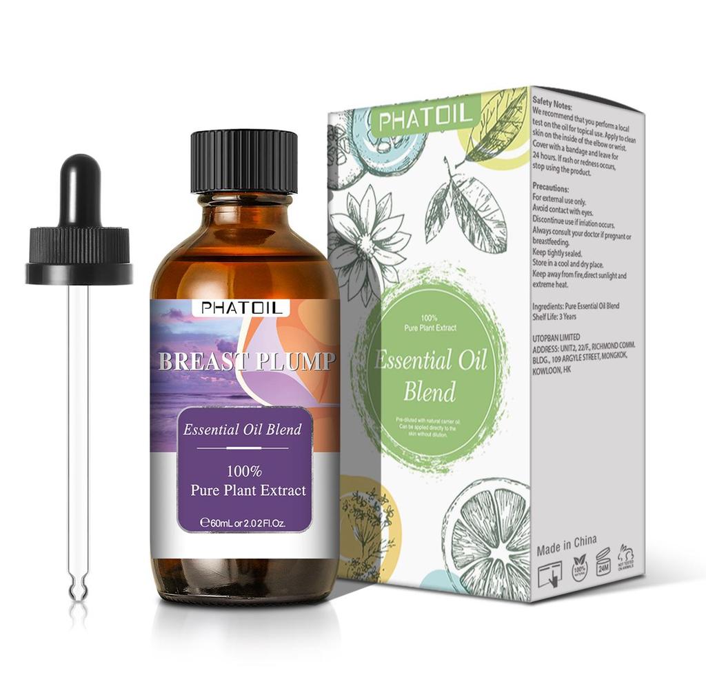 PHATOIL 60ML Essential Oil Blend for Anxiety Ease Sleep Easy Mosquito Repellent Pure Essential Oils and Carrier Oil for Slimming Hair Growth