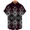 Summer Fashion 3d Print Short Sleeve Hawaiian Men's Shirts Summer Casual Tops Beach Party Vacation Shirts Outdoor Men's and Women's Shirt