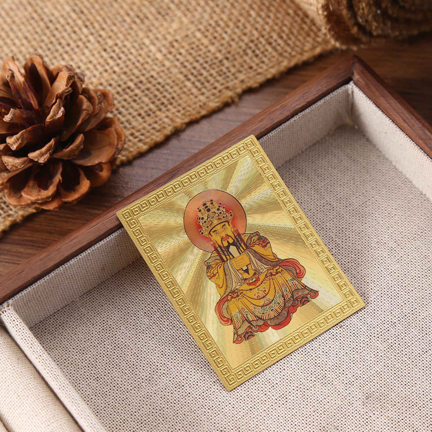 Wenchang Buddha & Wuye Emperor Wenquxing Phone Sticker – Wutai Mountain Gift Card in Stock