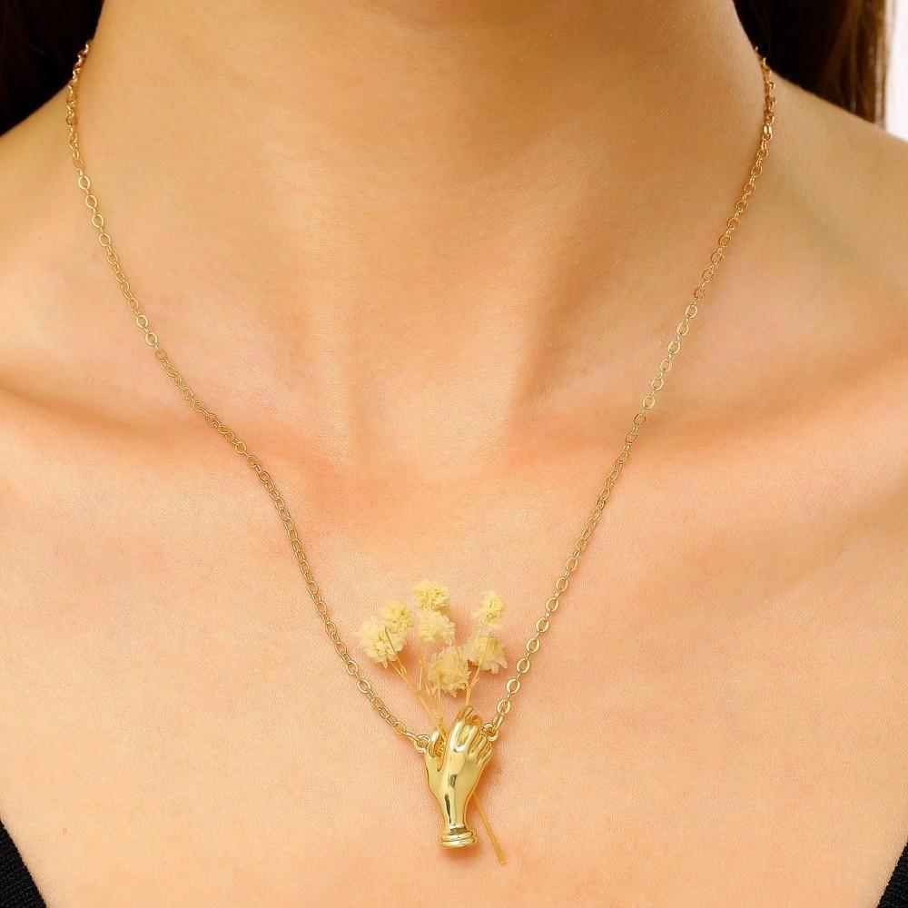 Französische Handförmige Corsage Brosche Kreatives Anzug Kleid Corsage Zubehör Premium Anzug Mantel Anstecker Geschenk