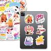 50 Cute Cartoon Pattern Text Combined with Student Reward Stickers Mixed Stickers