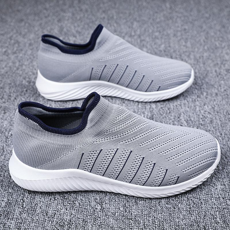 Women Sneakers Socks Shoes Casual Blue Summer Knitted Vulcanized Shoes Trainers Tenis Feminino 2025 Shoes For Man Sports