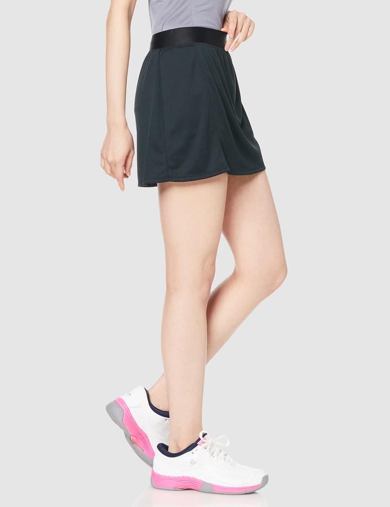 Mizuno Badminton Size M Women's Skirt, Anti-sticky, 72MB0201, Black,