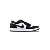 Jordan Air Jordan 1 Black Panda Leather Cushioning, Wear Resistant Low Top Vintage Basketball Shoes Unisex Black, White 553558-165(Team425-)