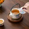 Chinese Style Portable Travel Ceramic Tea Set Household Outdoor Tea Brewing Vintage Kung Fu Teapot and Tea Cup Set Gift Box Set