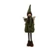 Golden Winged Angel Plush Tree Ornament - Christmas Decoration Doll for Home and Festivals.