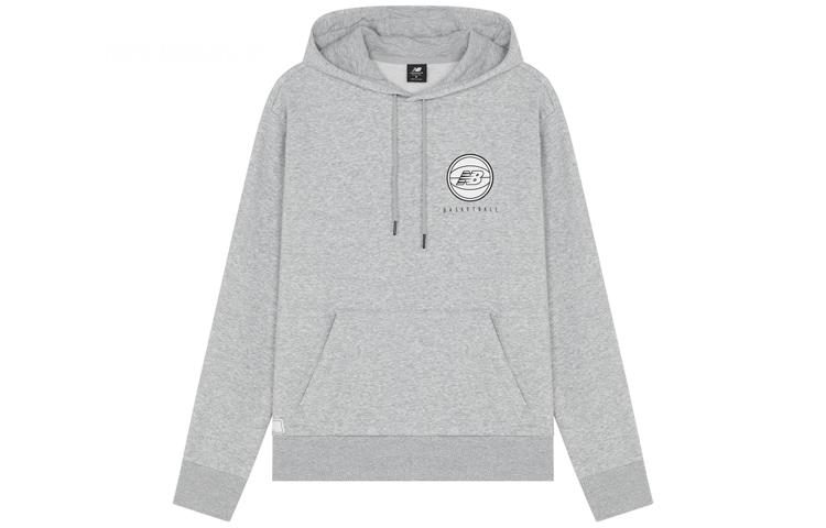 New Balance Sweatshirts Men s Gray Hooded Moderate Regular MT13585-AG S