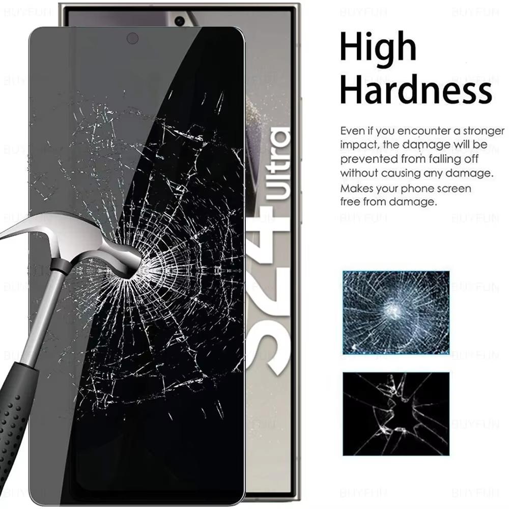 Verre Trempé Plein Écran Déverrouillage par Empreinte Digitale Pour Samsung Galaxy S26 S25 S24 S23 S22 S21 S20 Ultra Plus FE Note 20 Film Verre Protecteur d'Écran