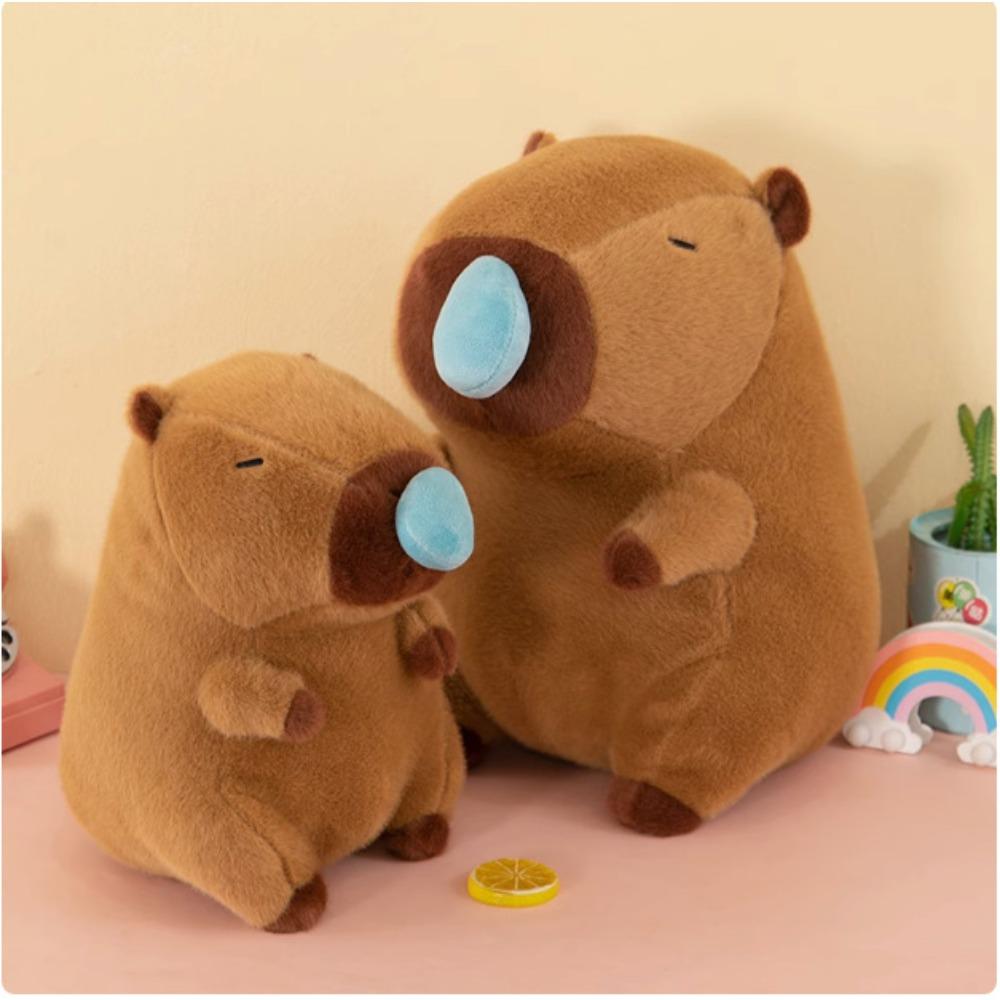 Capibara Runny Nose Doll Capybara Girl Couple Birthday Gift Plush Doll Home Companion Couple Gift