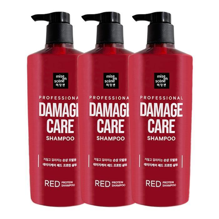 mise en scène Damage Care Red Protein Shampoo 680ml x3 (14334791)