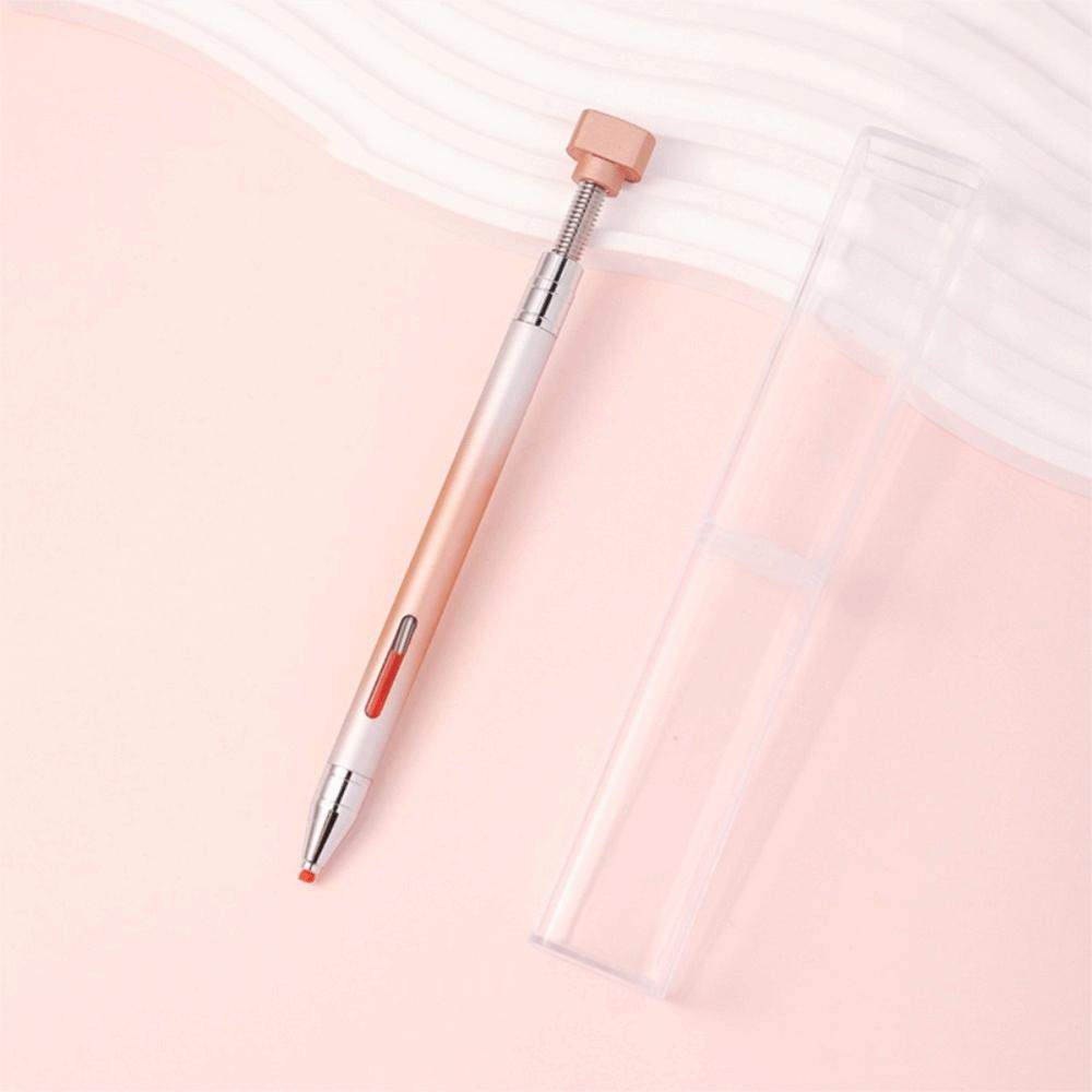 Embroidery Refillable Wax Pen DIY Craft Point Drill Pens Rotating Glue Point Pen for Nail Art