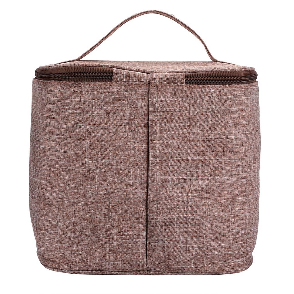 Portable Large Capacity Oxford Cloth Insulated Lunch Bag Waterproof Lunch Box Storage
