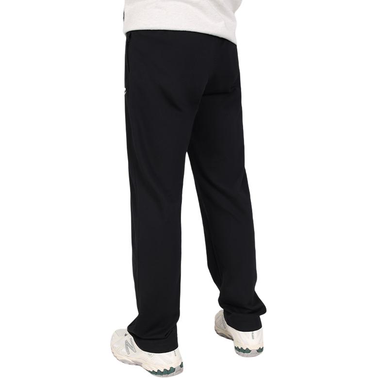 Li Ning Versatile Casual Straight Leg Breathable Long Pants Knitted Sports Pants Men Bottoms AKLC234-1