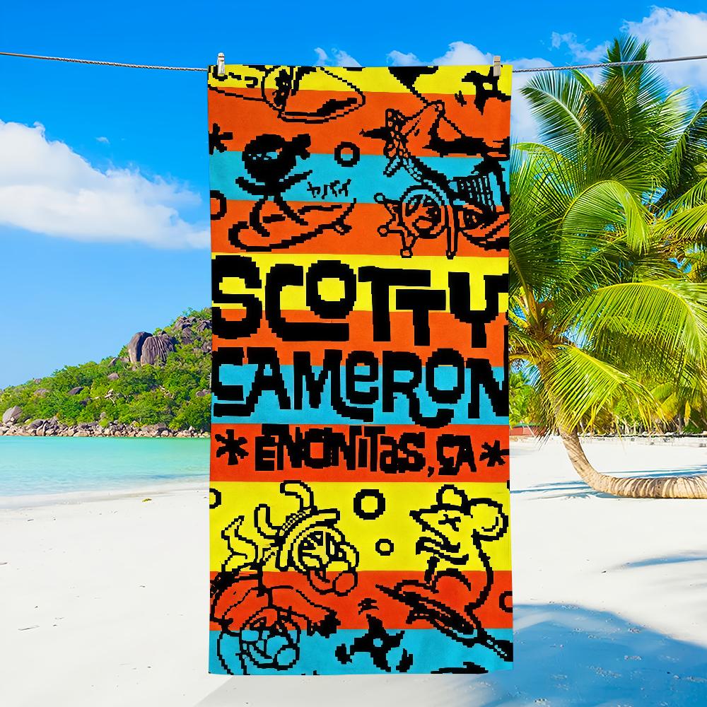 Towel Beach Oversized Funny Soft S-ScottyS Ultra Cool Absorbent Quick Drying Large C-Camerons Pool Travel Camping Bathroom