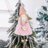 Cute Xmas Tree Hanging Ornaments Plush Plush Gauze Skirt Angel Angel Doll Pendant  Merry Christmas