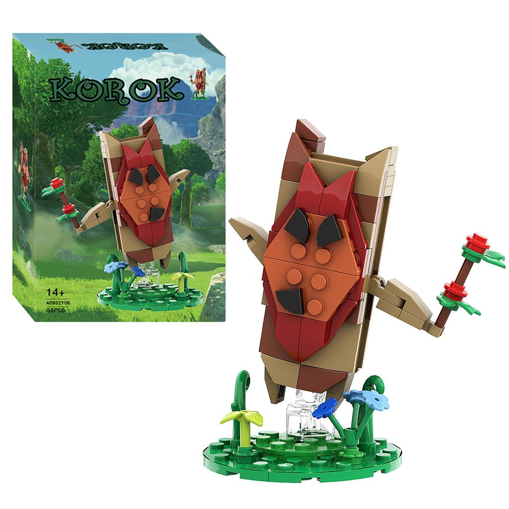 Korok Building Sets for Adults Kids, Yahaha Figure Game Player Collection Creative Building Blocks Model Decorations Toy Gifts