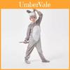 Cute Polyester Donkey Costume For Kids Unisex Halloween Outfit