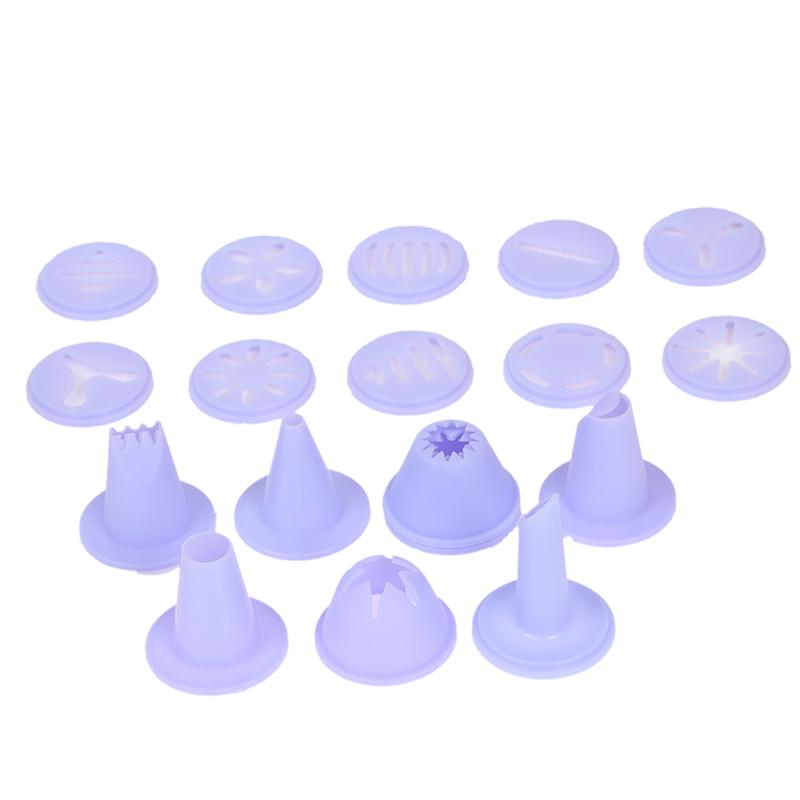 Cookie Press Set With Cake Cream Decorating Syringe Baking Pastry Nozzle