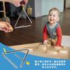 LKCCTK Triangle Percussion for Small Musical Educational Fun for Concerts and Musical Performances Instrument, 4-inch, Kids, Instrument, Toy,