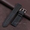 Handmade Watch Strap 18mm 20mm 22mm for Women Men Leather Strap Black Brown Khaki Breathable Universal Watchbands Bracelet