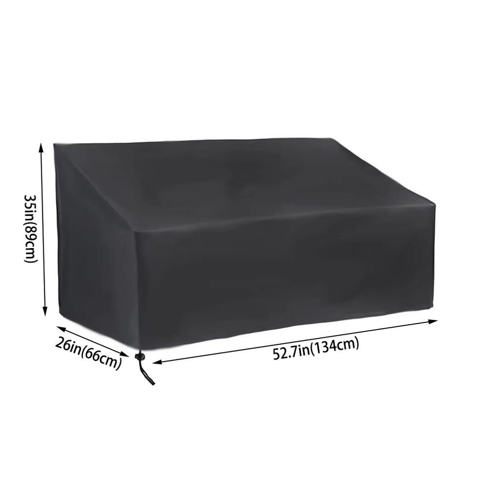 

1pc Heavy Duty Outdoor Furniture Cover Garden Couch 2 3 4 Seater Bench Seat Cover Oxford Fabric Garden Lawn Patio Cover 89/55cm