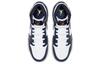 Jordan 1 Mid White Metallic Gold Obsidian GS 554725-174