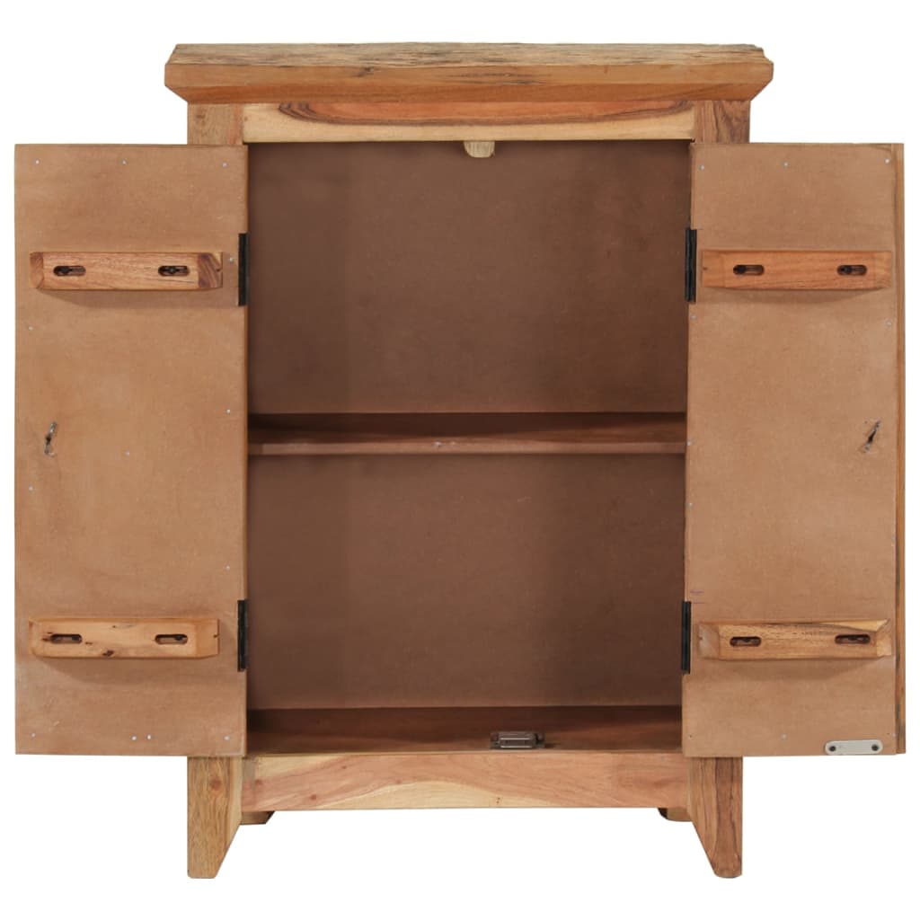 Sideboard 55 x 33 x 75 cm Solid Acacia Wood and Reclaimed Wood