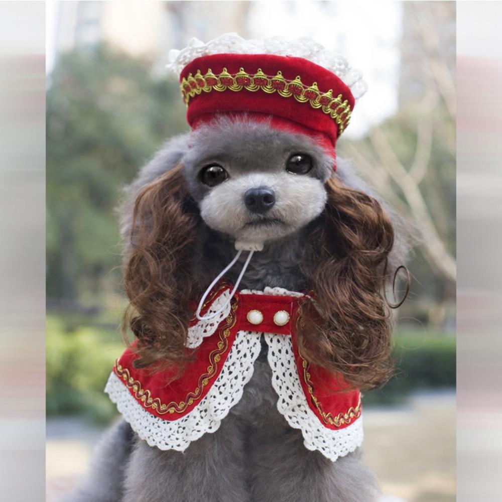 Dog Cape British Elegant Trench Coat Four Seasons Can Wear Cross-dressing Shawl Handsome Cute Pet Clothes
