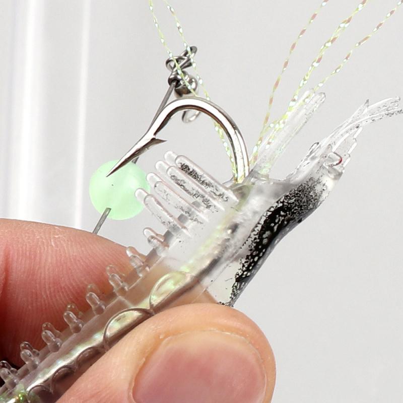 Lure Special Bionic Bait Luminous Shrimp9cm6gUniversal Fishing Lure Set with Hook for Bass, Snakehead, and Sunfish