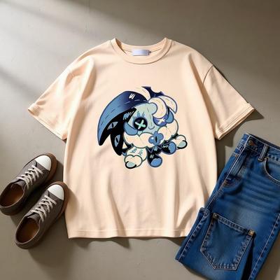 Shadow Milk Cookie T-shirt Cookie Run Kingdom Top en T-shirts Cadeau