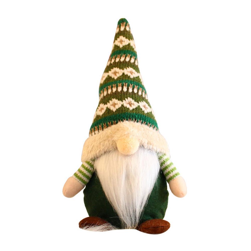 

Christmas Faceless Old Man Toy Knitted Hat Gnomes Figure Mini White Bearded Small Tree Pendant Ornaments