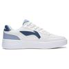 Li Ning Sycee Slip Resistant Cushioning Abrasion Resistant Height Increasing Low top Skateboard Shoes Men's White Blue AGCT339-4