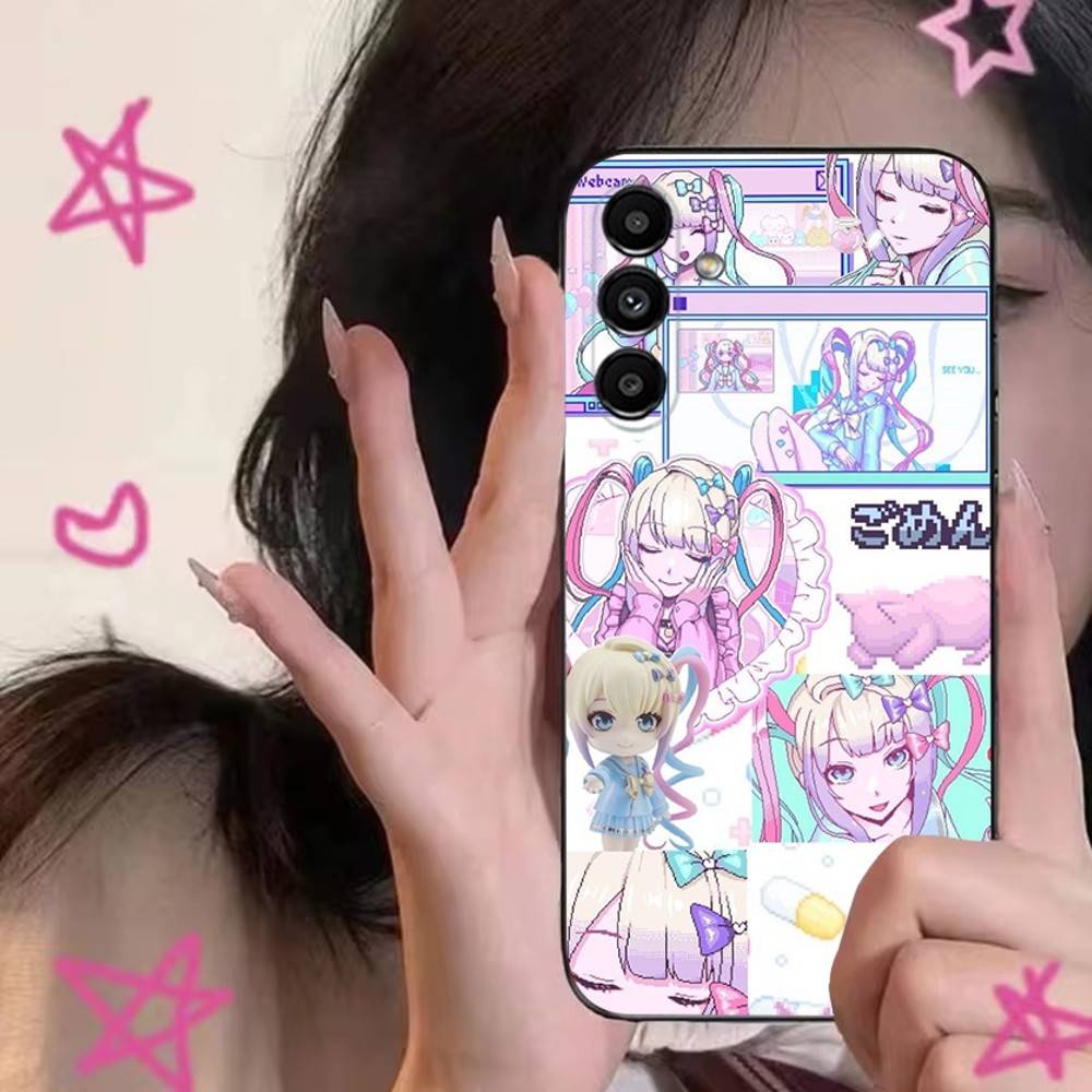 NEEDY GIRL OVERDOSE Phone Case For Samsung S24,S21,S22,S23,S30,Ultra,S20,Plus,Fe,Lite,Note,10,9,5G Black Soft Cover