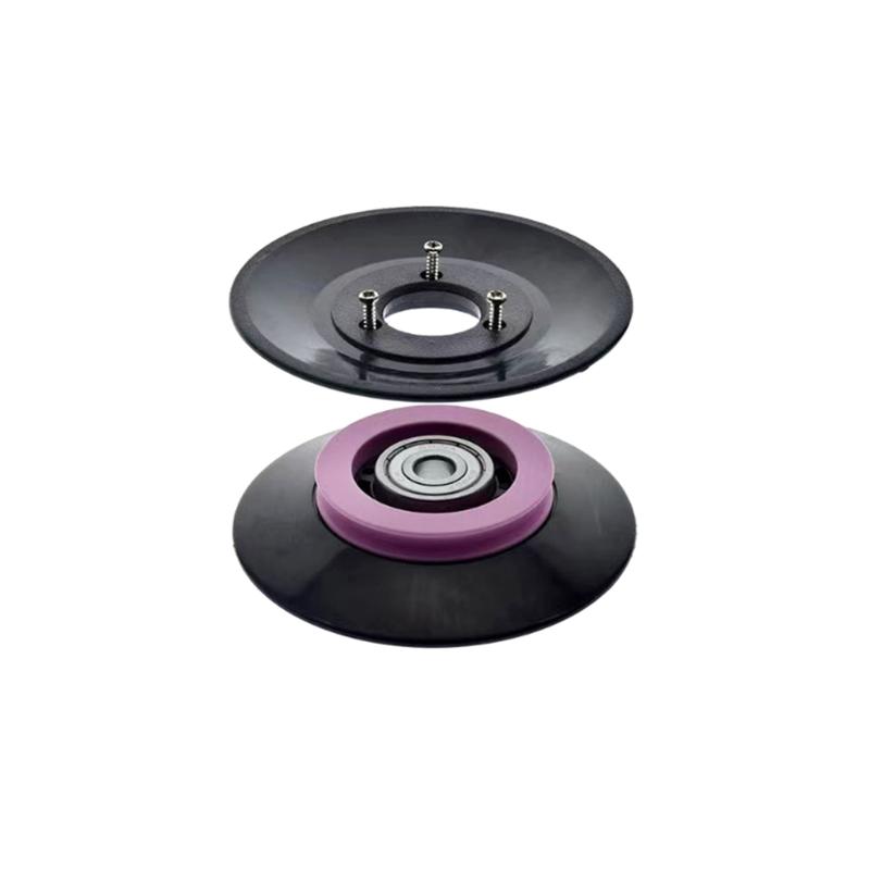 2 Stück 1004 U-Nut V-Nut Rad Wickelmaschine Riemenscheibe Keramik Drahtführungsrad Kombinierte Führungsscheibe