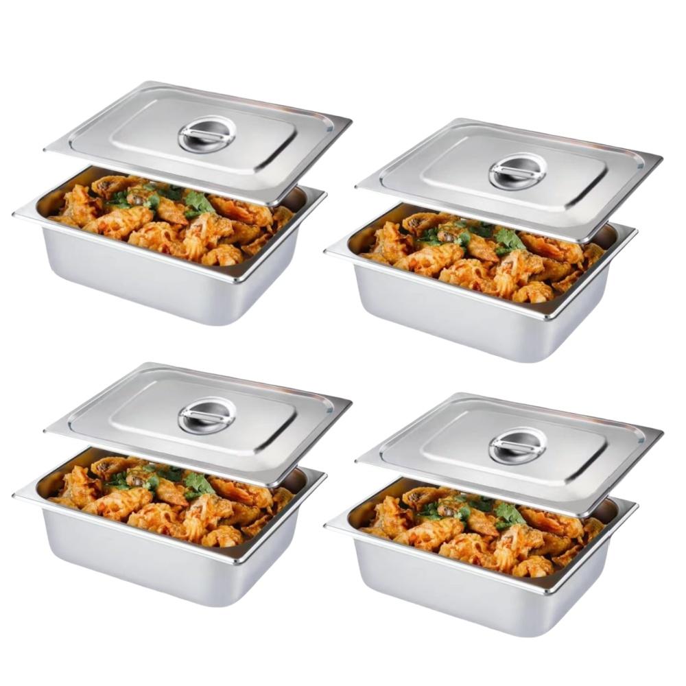 Stainless Steel Tray Deepened Thickening Stainless Steel Tray with Lid square Stainless Steel Cat Litter Box