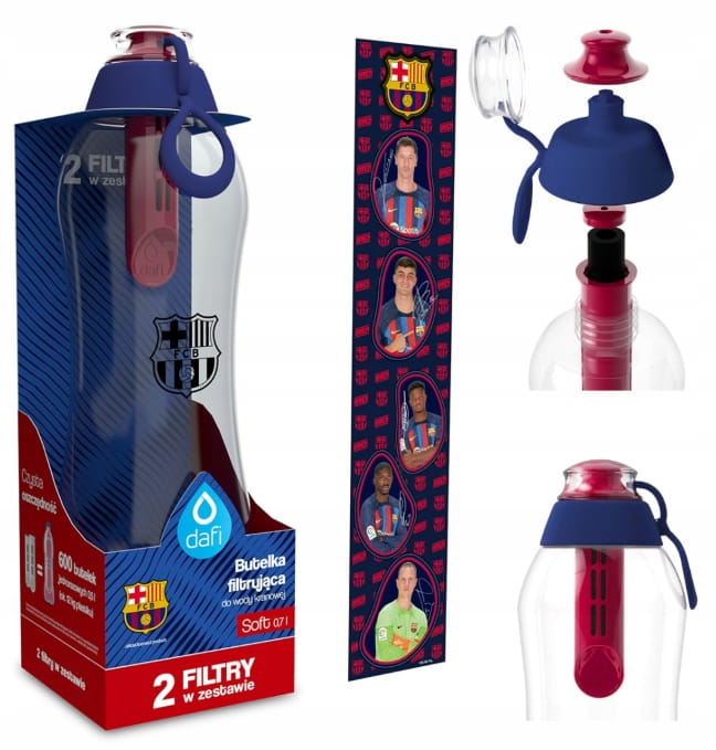 Dafi SOFT FC Barcelona Filter Bottle 07ml 2 Carbon Filters Stickers