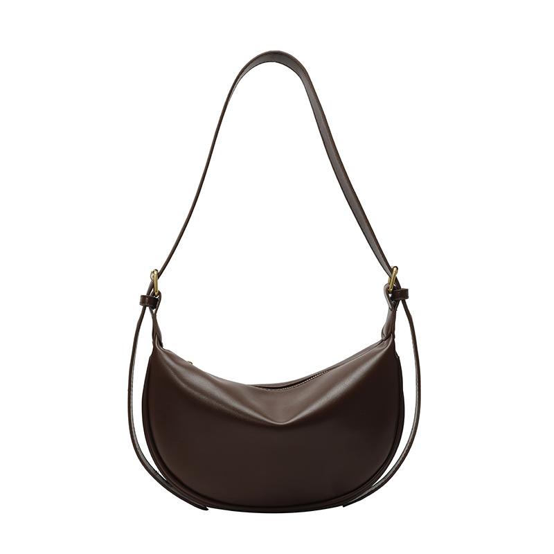 2025 Summer New Messenger Bag Women's Trend Fashion Dumpling Bag Lightweight Small Satchel Underarm Casual Shoulder Bag