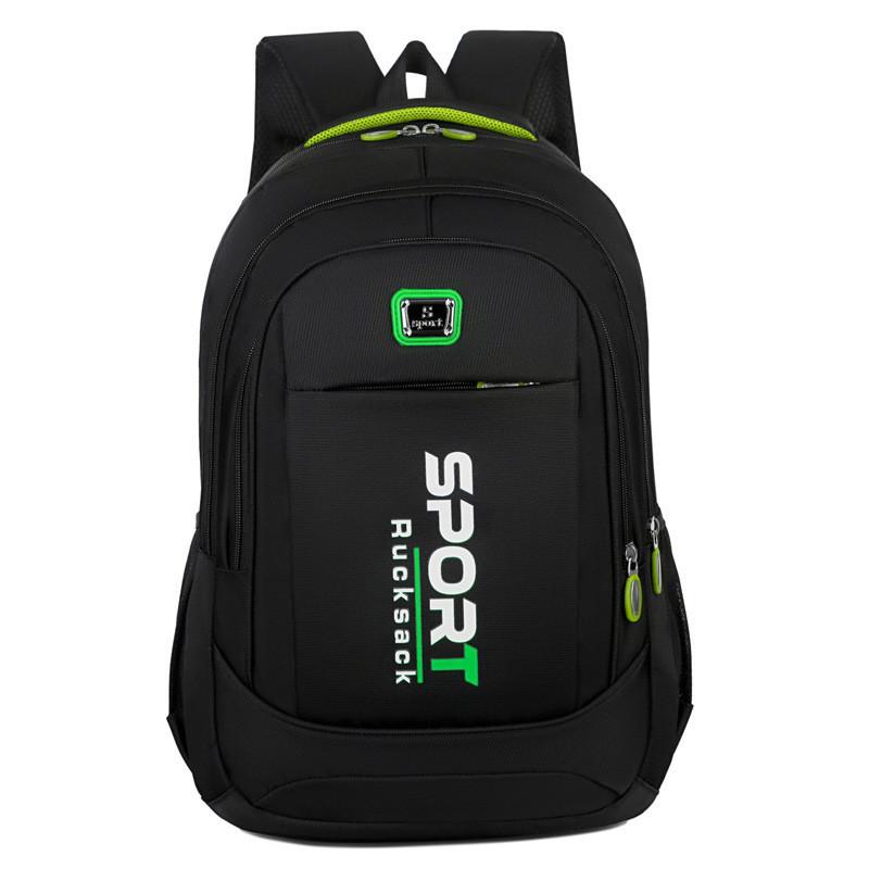 Letter Print Sport Breathable Oxford Backpack Laptop Bag Ergonomic Gift Commute