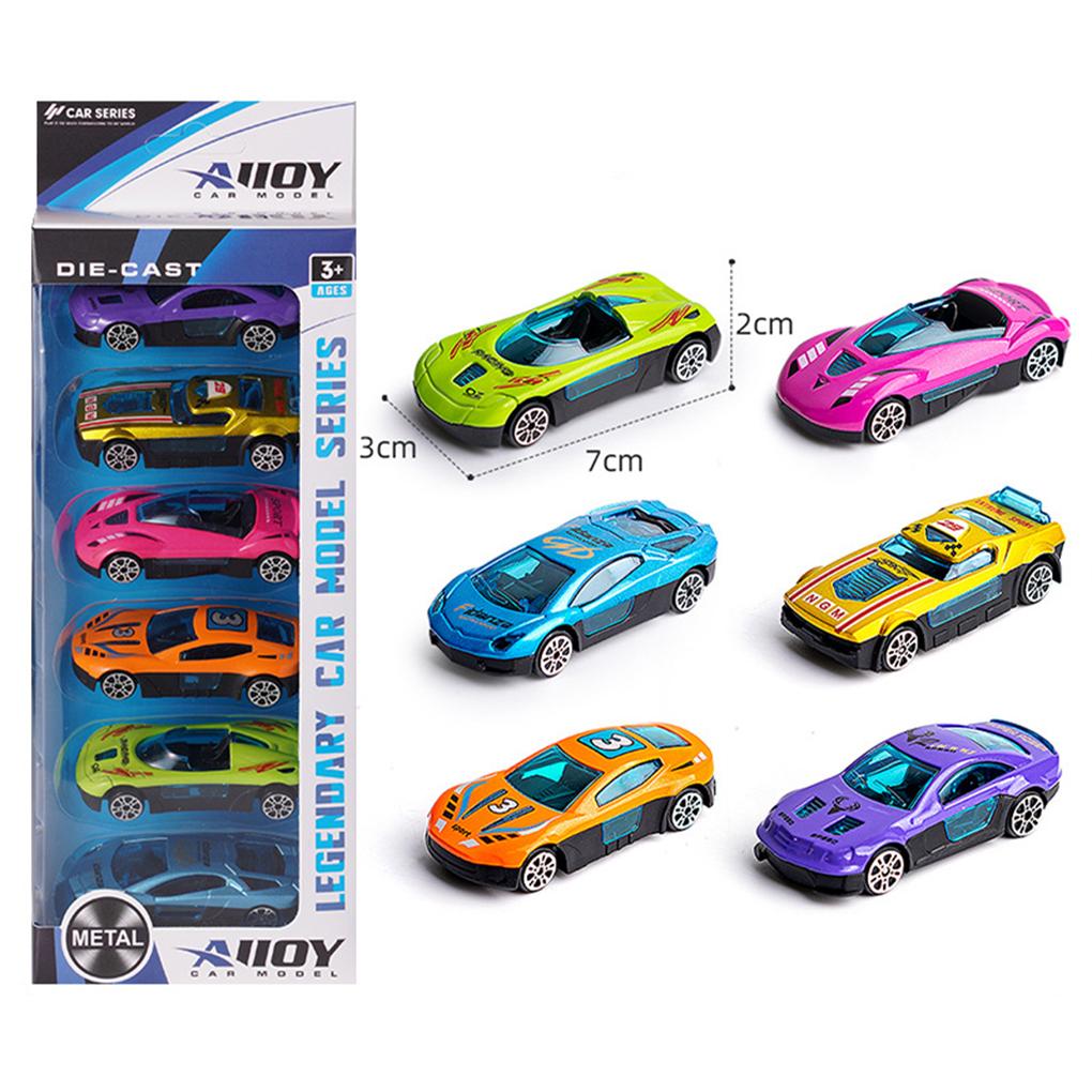 6piece 164 Alloy Car Pull-back Die Casting Model Toys For Boys Toys For Kids Children Toys Car Model