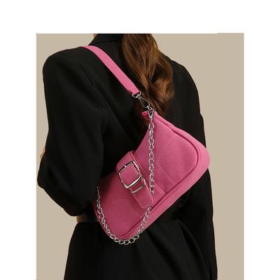 Europäische und Amerikanische Retro Ins Nischen Tasche Damenmode Trendige Textur Ein Schulter Handtasche Einfach und Vielseitig Achseltasche