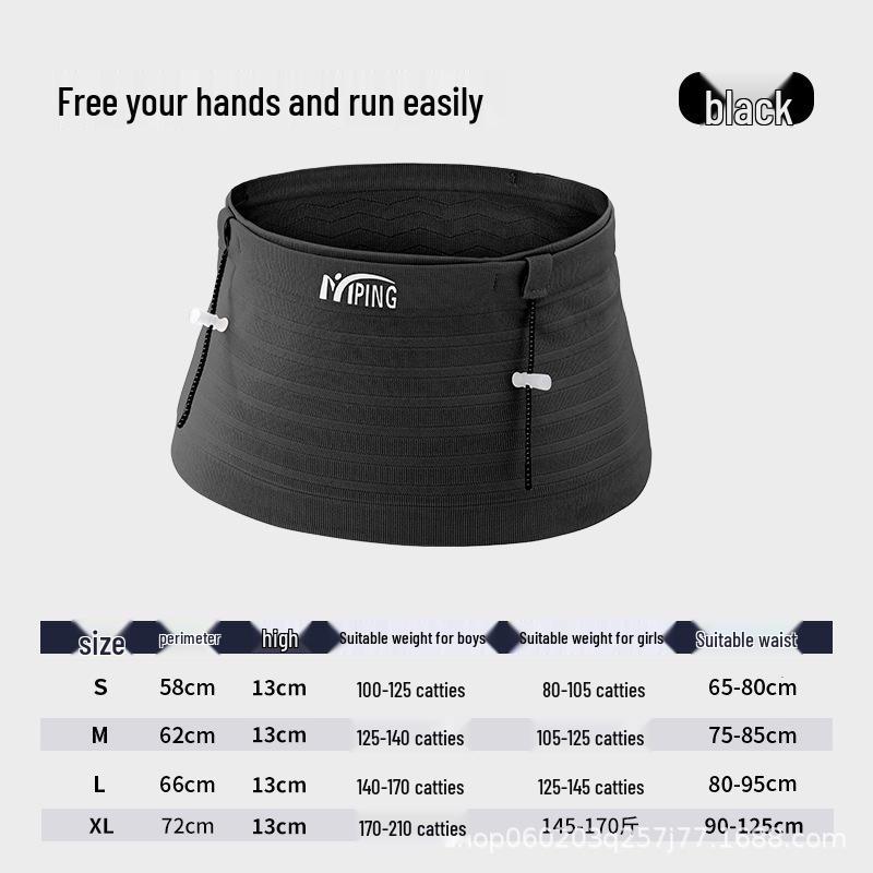 Unisex Multifunctional Marathon Hydration Belt with Phone Holder