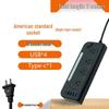 Universal Power Strip with USB Ports - US, UK, EU Standards, Long Cord, Overload Protection Socket