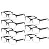 7PCS Auto-focus Reading Glasses with Black Gradient Frames Unisex Design Ideal for Computer Use – the Perfect Gift Choice