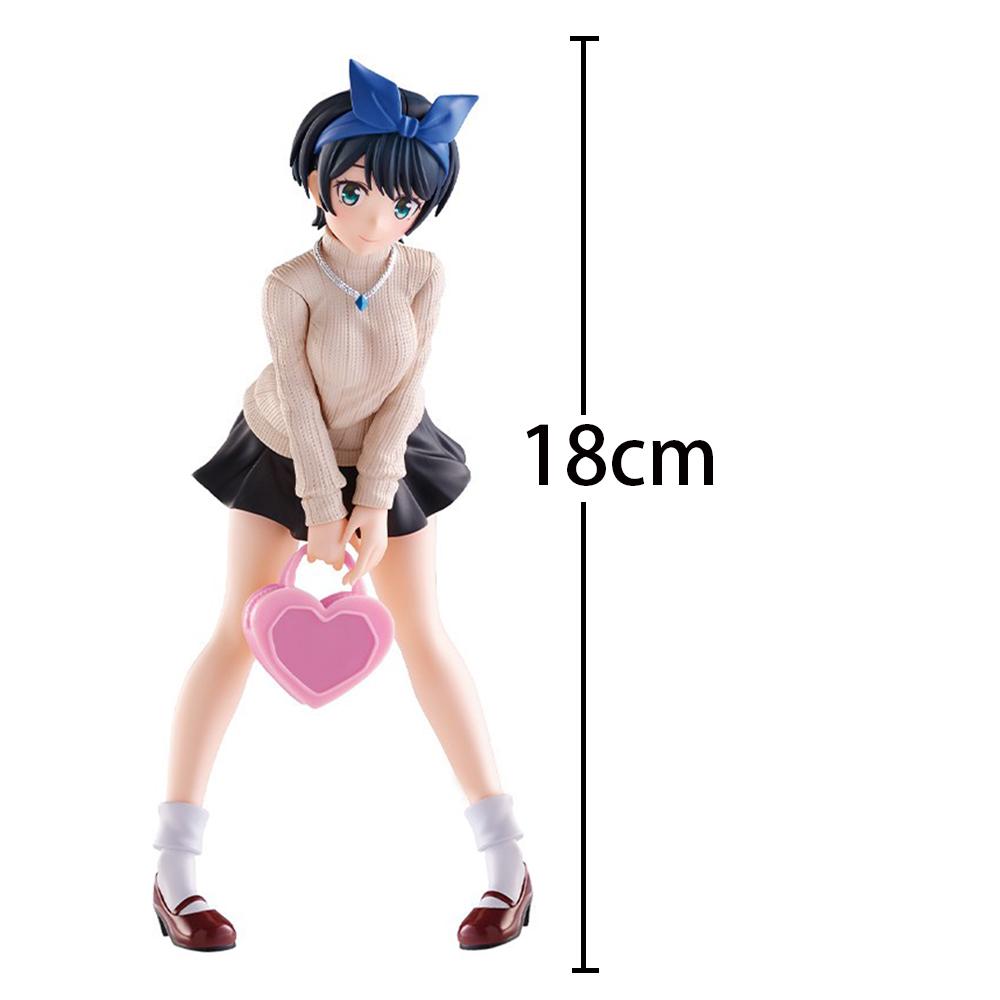 Anime Girlfriend figures cute jk Ichinose Chizuru Figure Sarashina Ruka Action Figure Collect Doll Toys Model Xmas Gift in Stock 18CM